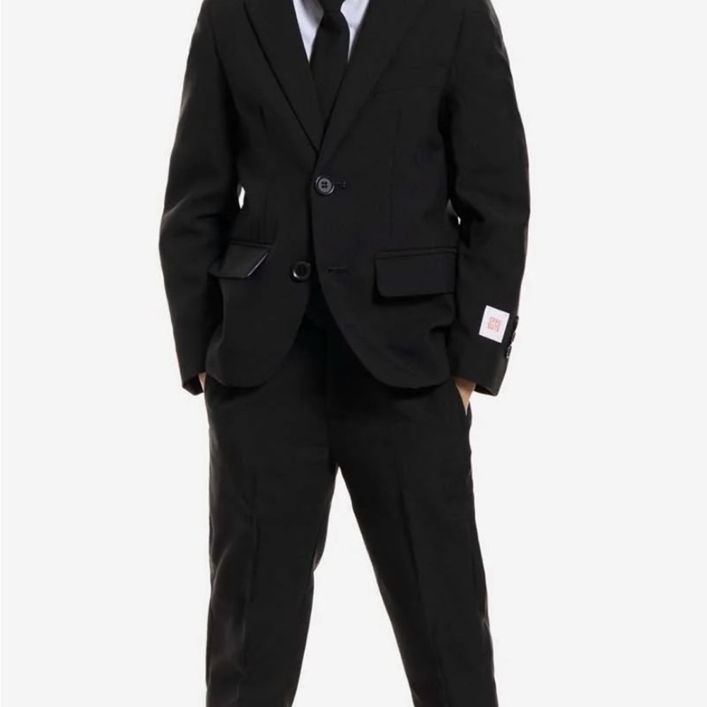 Boys Suit OppoSuits in Black Knight - 4T